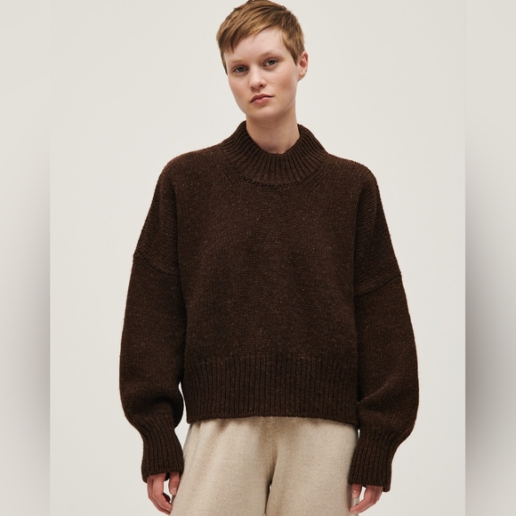 Babaa Jumper no 15 in color Earth, wool - Picture 3 of 12